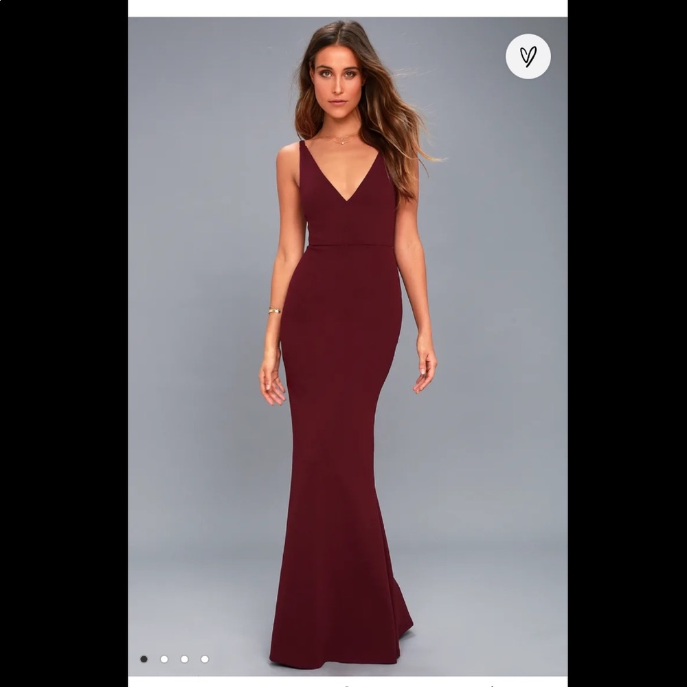 Lulus Melora Dress - Burgundy
